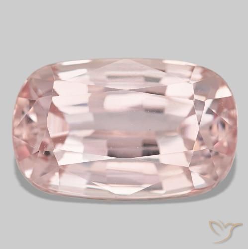 Kunzita rosa natural 16,22ct, almofada cortada, VVS-VS