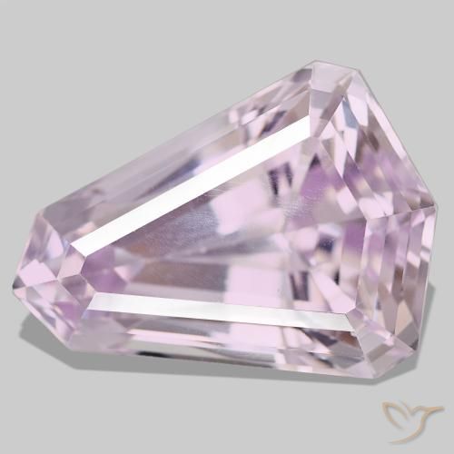 Kunzita rosa natural 52,79ct, forma extravagante, VS