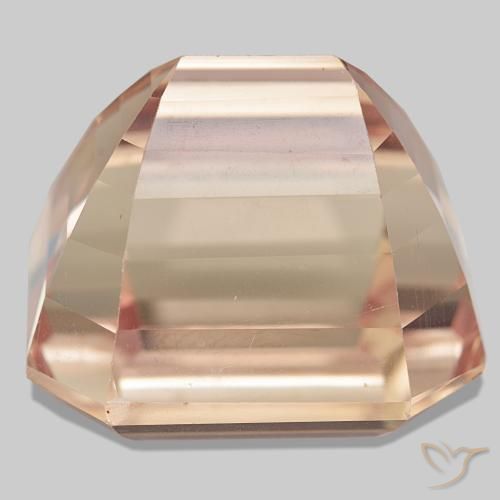 Kunzita rosa natural 77,76ct, corte esmeralda, VS