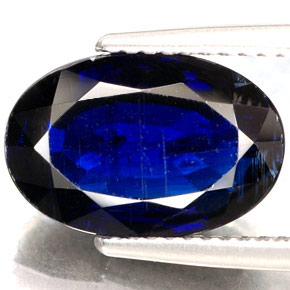 Dianita Azul Natural 5.74ct, Corte Oval, VS-SI