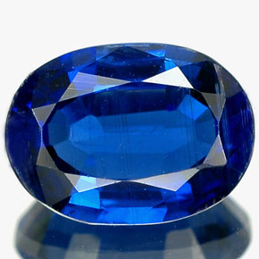 Cianita azul natural 1,90ct, corte oval, VS-SI