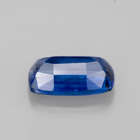 Cianita azul natural 3,55ct, almofada cortada, SI