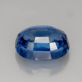 Cianita azul natural 4,92ct, corte oval, VS
