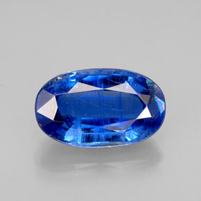 Cianita azul natural 2,93ct, corte oval, VS-SI