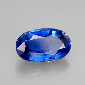 Cianita azul natural 2,93ct, corte oval, VS-SI