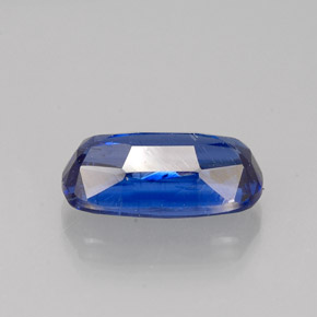 Cianita azul natural 1,80ct, almofada cortada, SI