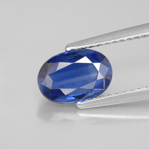 Cianita azul natural 2,38ct, corte oval, SI