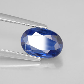 Cianita azul natural 2,38ct, corte oval, SI