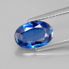 Cianita azul natural 1,98ct, corte oval, VS-SI