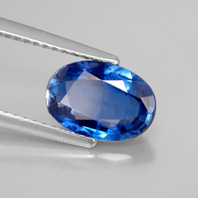 Cianita azul natural 1,98ct, corte oval, VS-SI
