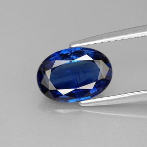 Cianita azul natural 1,98ct, corte oval, SI