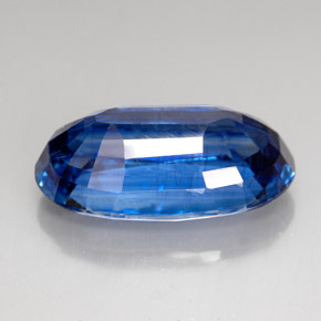 Cianita azul natural 17,01ct, corte oval, VS-SI