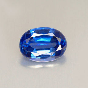 Cianita azul natural 1,41ct, corte oval, VVS-VS