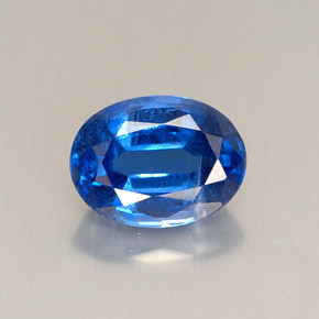 Cianita azul natural 1,64ct, corte oval, VS