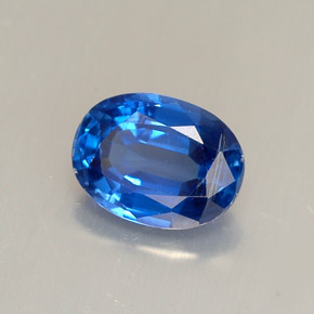 Cianita azul natural 1,56ct, corte oval, VS