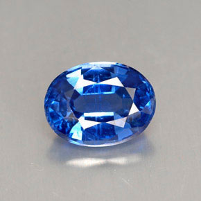 Cianita azul natural 1,72ct, corte oval, VS