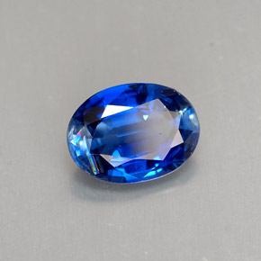 Cianita azul natural 1,32ct, corte oval, VS