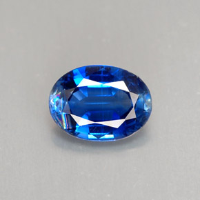 Cianita azul natural 1,32ct, corte oval, VS
