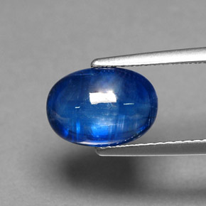 Cianita azul natural 3,19ct, transparente, transparente/translúcido