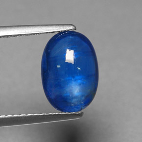 Cianita azul natural 3,19ct, transparente, transparente/translúcido