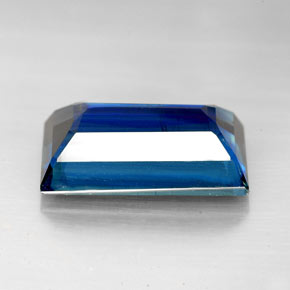 Cianita azul natural 6,98ct, baguete, VS-SI