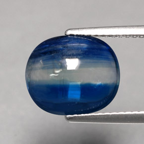 Cianita azul natural 4,55ct, transparente, transparente/translúcido