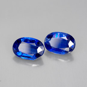 Pedras preciosas de cianita azul natural de  ct, corte oval, VS-SI