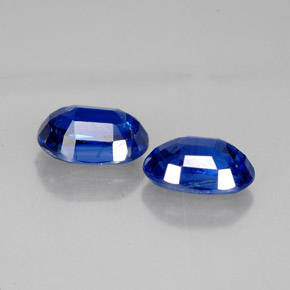 Pedras preciosas de cianita azul natural de  ct, corte oval, VS-SI