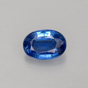 Cianita azul natural 1,12ct, corte oval, VS