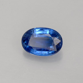 Cianita azul natural 1,12ct, corte oval, VS