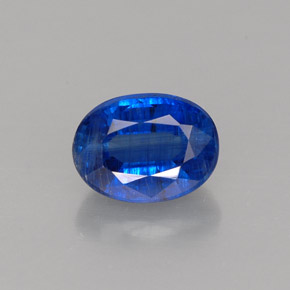 Cianita azul natural 1,34ct, corte oval, VS-SI