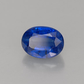 Cianita azul natural 1,34ct, corte oval, VS-SI