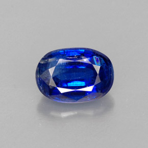 Cianita azul natural 1,42ct, corte oval, SI