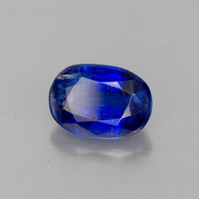 Cianita azul natural 1,42ct, corte oval, SI