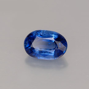 Cianita azul natural 1,02ct, corte oval, VS-SI