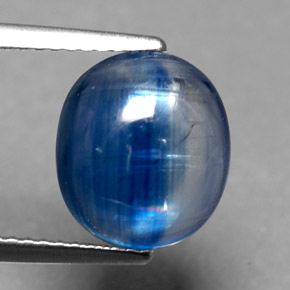 Cianita azul natural 4,83ct, transparente, transparente/translúcido