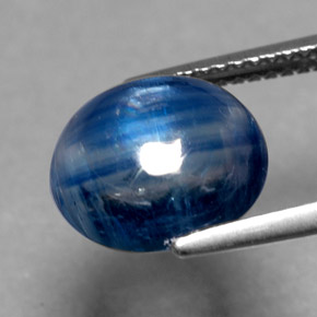 Cianita azul natural 4,83ct, transparente, transparente/translúcido