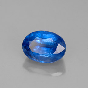Cianita azul natural 1,44ct, corte oval, VS-SI