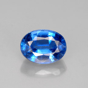 Cianita azul natural 1,26ct, corte oval, VS-SI
