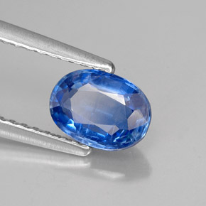 Cianita azul natural 1,04ct, corte oval, VS-SI