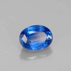 Cianita azul natural 1,18ct, corte oval, VS-SI