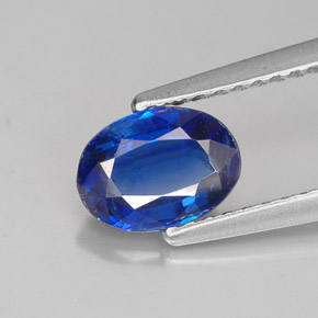 Cianita azul natural 1,10ct, corte oval, VS-SI
