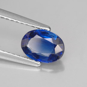 Cianita azul natural 1,10ct, corte oval, VS-SI