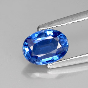 Cianita azul natural 1,04ct, corte oval, VS-SI