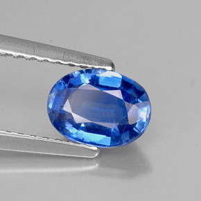 Cianita azul natural 1,04ct, corte oval, VS-SI