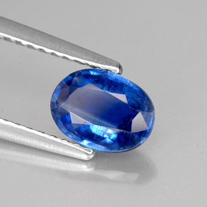 Cianita azul natural 1,06ct, corte oval, VS-SI