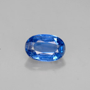 Cianita azul natural 0,68ct, corte oval, VS-SI