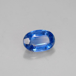 Cianita azul natural 0,68ct, corte oval, VS-SI