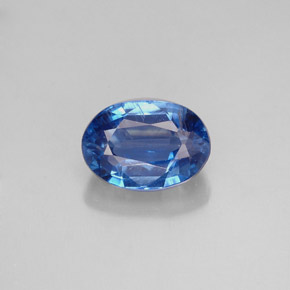 Cianita azul natural 1,18ct, corte oval, VS-SI