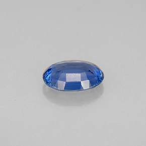 Cianita azul natural 1,18ct, corte oval, VVS-VS